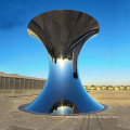 Garden decoration high polished stainless steel mirror sculpture